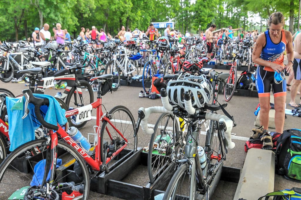 Dragonfly Triathlon Transition Area